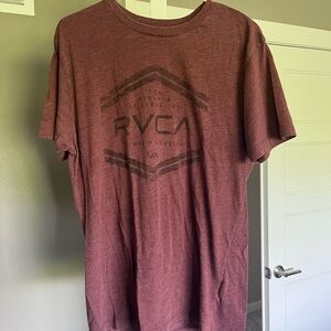 Maroon RVCA t-shirt, size L